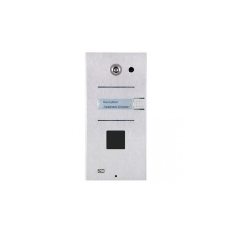 ATEUS-9135110 2N® Analog Vario, dveřní interkom, 1 tl., okénko pro čtečku karet