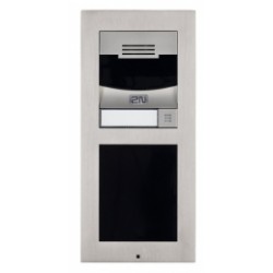 ATEUS-9155101C 2N® IP Verso, dveřní interkom, 1 tl., HD kamera, nikl