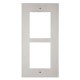 ATEUS-9155012 2N® IP Verso, rámeček pro instalaci do zdi, 2 moduly, nikl
