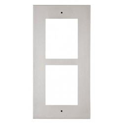 ATEUS-9155012 2N® IP Verso, rámeček pro instalaci do zdi, 2 moduly, nikl