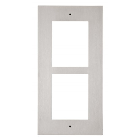 ATEUS-9155012 2N® IP Verso, rámeček pro instalaci do zdi, 2 moduly, nikl