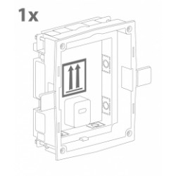 ATEUS-9155014 2N® IP Verso, zápustná krabice pro instalaci do zdi, 1 modul