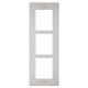 ATEUS-9155013 2N® IP Verso, rámeček pro instalaci do zdi, 3 moduly, nikl