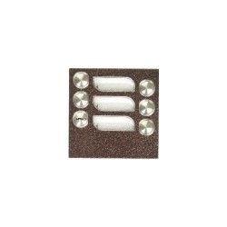 4FN23085.1 Modul tlačítkový  KARAT 4+n   5 tl. se zámkem   (antika měděná)