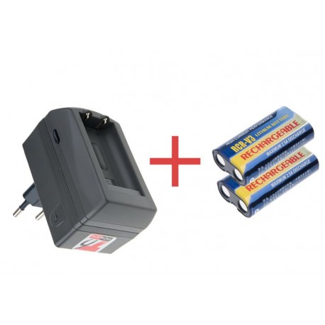2x DCOL0007 baterie T6 Power CRV3 + BCOL0001b nabíječka T6 Power pro CRV3 - akční set