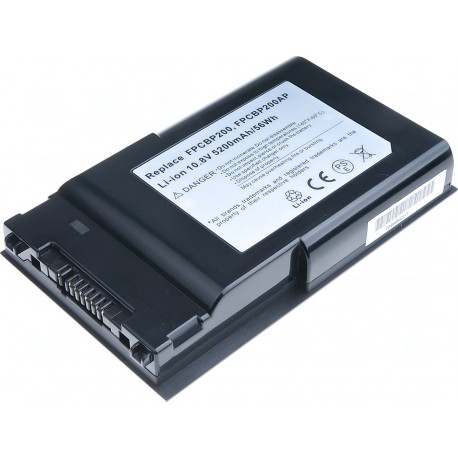 Baterie T6 Power Fujitsu LifeBook T1010, T5010, T4210 serie, 5200mAh, 56Wh, 6cell