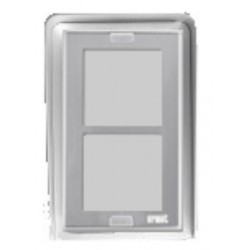 1148/312+62 Alphatech - NUDV Kryt proti dešti na omítku 2x pozice