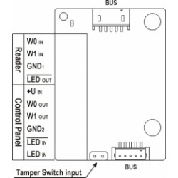 ATEUS-9155037 2N® IP Verso, rozšiřující modul Wiegand