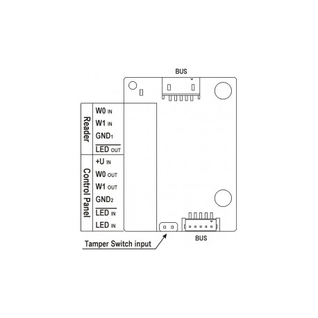 ATEUS-9155037 2N® IP Verso, rozšiřující modul Wiegand