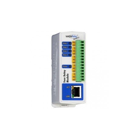 ATEUS-9137411E 2N externí IP relé, čtyři výstupy, napájení PoE Class 1 (X-WR-4R3-E)