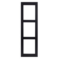 ATEUS-9155023B 2N® IP Verso, rámeček pro instalaci na povrch, 3 moduly, černý