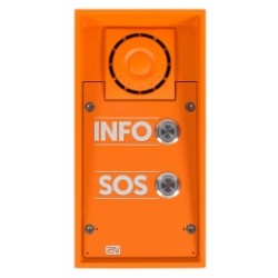 ATEUS-9152102W 2N® IP Safety, dveřní interkom, 2 tlačítka INFO & SOS, IP69K, 10W