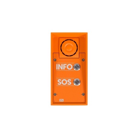 ATEUS-9152102W 2N® IP Safety, dveřní interkom, 2 tlačítka INFO & SOS, IP69K, 10W