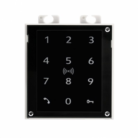 ATEUS-9155083 2N® IP Verso, rozšiřující modul dotyk. klávesnice a čtečky RFID 13,56 MHz+125 kHz, NFC, UID+PACS ID