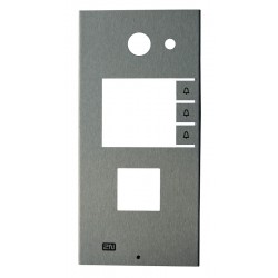 ATEUS-9137610 2N® Vario, náhradní čelní panel 3 tl., otvor pro čtečku (Analog/IP)