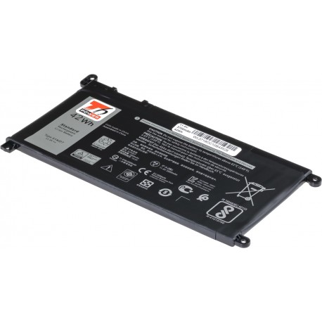 Baterie T6 Power Dell Chromebook 11 3180, 3189, 3700mAh, 42Wh, 3cell, Li-pol