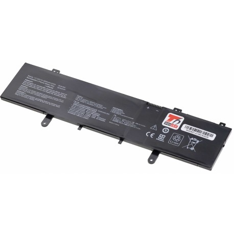 Baterie T6 Power Asus VivoBook X405U, A405U, F405U, K405U, 2800mAh, 32Wh, 3cell, Li-pol