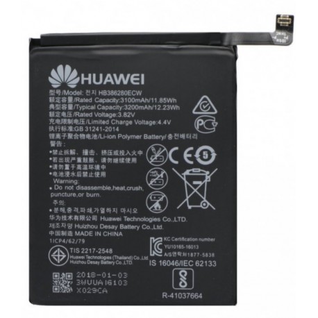 Baterie originál Huawei P10, Honor 9, Li-pol, 3200mAh, 12,2Wh