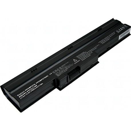 Baterie T6 Power Fujitsu LifeBook NH751, 5200mAh, 77Wh, 8cell