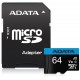 ADATA Premier 64GB microSDXC / UHS-I CLASS10 A1 / 85/25 MB/s / + adaptér