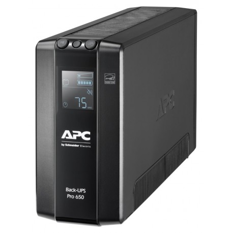 APC Back-UPS Pro BR 650VA (390W)/ LINE-INTERAKTIVNÍ/ AVR/ 230V/ LCD/ 6x IEC zásuvka