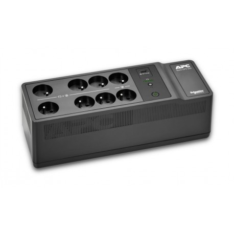 APC Back-UPS, 500VA/300W, Floor/Wall Mount/ 230V/ 8x česká zásuvka/ USB Type A Port/ User Replaceable Battery