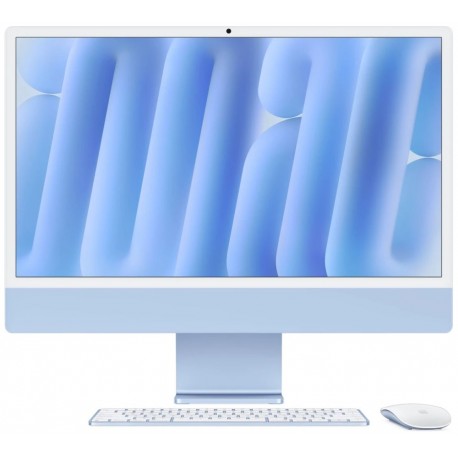 Apple iMac 24" (2024) / M4 / 4,5K Retina displej / 10C CPU / 10C GPU / 16GB RAM / 512 GB SSD / Modrý