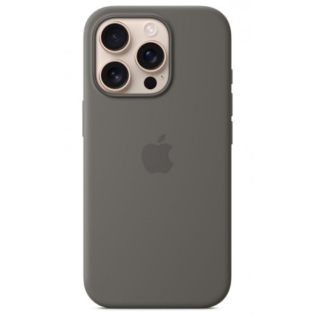 Apple Silikonový kryt s MagSafe na iPhone 16 Pro skálově šedý