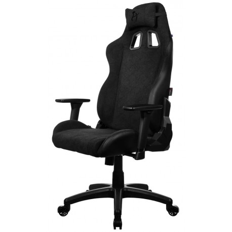 AROZZI herní židle AVANTI Soft Fabric Pure Black/ látkový povrch/ černá