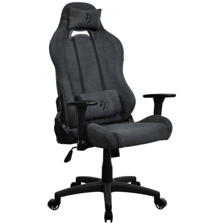 AROZZI herní židle TORRETTA Soft Fabric v2/ látkový povrch/ tmavě šedá