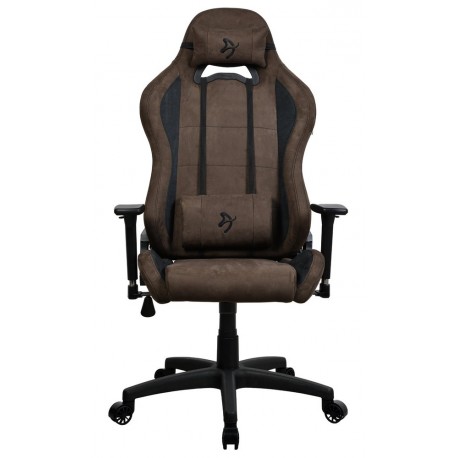 AROZZI herní židle TORRETTA SuperSoft/ látkový povrch/ hnědá