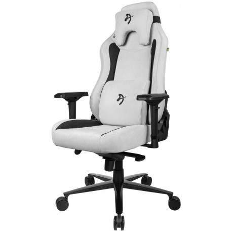 AROZZI herní židle VERNAZZA Supersoft Fabric Light Grey/ světle šedá