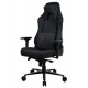 AROZZI herní židle VERNAZZA Supersoft Pure Black/ látkový povrch/ černá