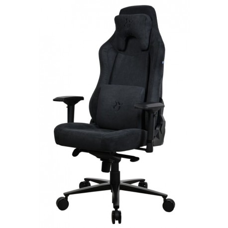 AROZZI herní židle VERNAZZA Supersoft Pure Black/ látkový povrch/ černá