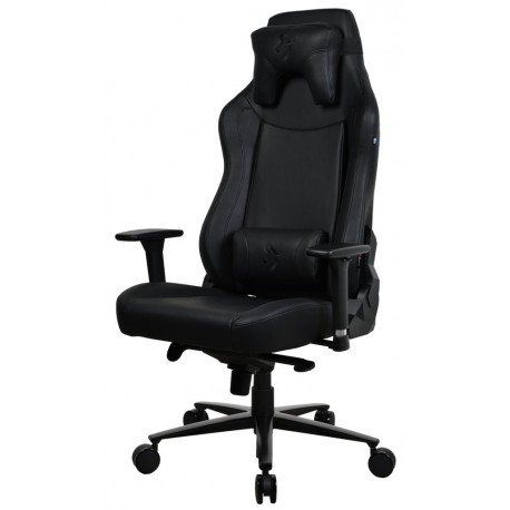 AROZZI herní židle VERNAZZA XL SoftPU Pure Black/ povrch polyuretan/ černá
