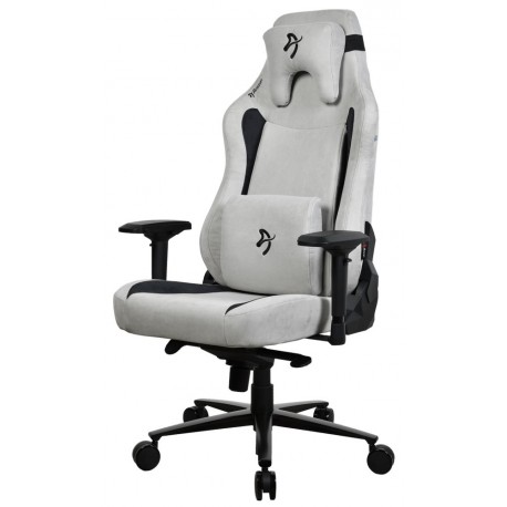 AROZZI herní židle VERNAZZA XL Supersoft Light Grey/ látkový povrch/ světle šedá