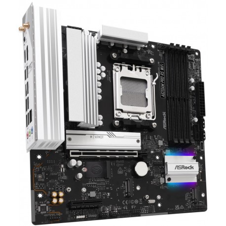 ASRock A620AM Pro RS WiFi / AMD A620A / AM5 / 4x DDR5 DIMM / 3x M.2 / HDMI / DP / USB-C / WiFi / mATX