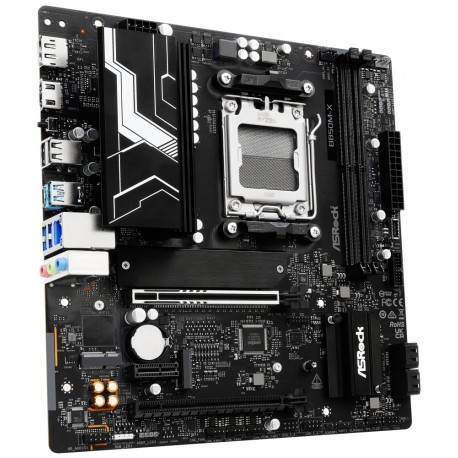 ASRock B850M-X R2.0 / AMD B850 / AM5 / 2x DDR5 DIMM / 2x M.2 / HDMI / DP / USB-C / mATX