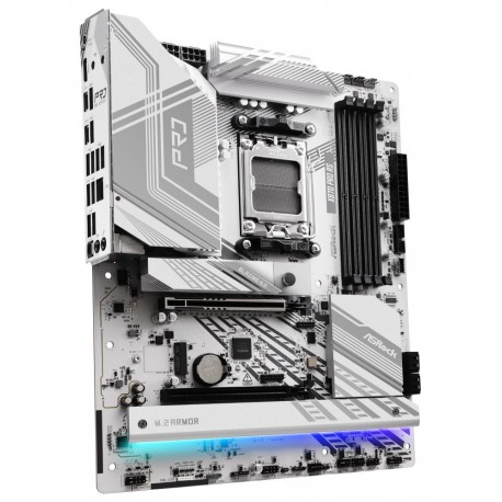 ASRock X870 Pro RS / AMD X870 / AM5 / 4x DDR5 DIMM / 3x M.2 / HDMI / USB-C / ATX