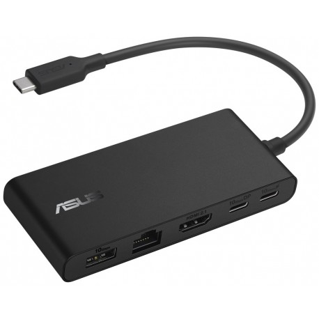 ASUS DC201 Dual 4K USB-C Dock, male: USB-C； female: HDMI,USB-A/C,RJ-45,PowerDelivery:100W