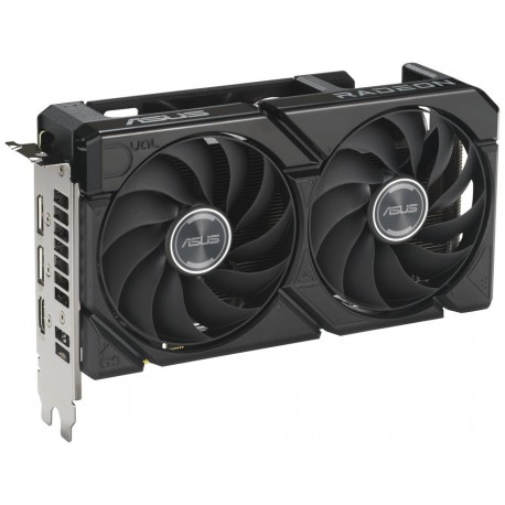 ASUS DUAL Radeon RX9060XT 8G / 8GB GDDR6 / PCI-E / 2x DP / 1x HDMI