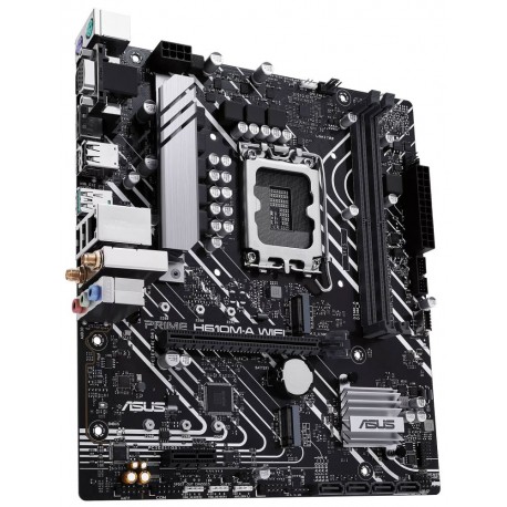ASUS PRIME H610M-A WIFI / H610 / LGA1700 / 2x DDR5 / M.2 / HDMI / DP / D-Sub / WiFi / mATX