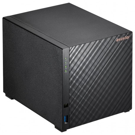 Asustor NAS AS1204T 4x 3,5" SATA/ Realtek RTD1619B, Quad Core 1.7 GHz, 1 GB DDR4 RAM, 1x 2.5GLAN, 3x USB3.2 Gen1