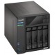 Asustor NAS AS6704T v2 / 4x 2,5"/3,5" SATA III/ Celeron N5105 2.0 GHz/ 4GB/ 2x 5GbE/ 4x M.2/ 2x USB 3.2/ HDMI