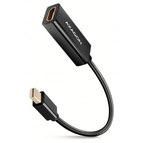 AXAGON adaptér z Mini DisplayPort na HDMI 1.4 / RVDM-HI14N / 4k/30Hz / 0,2m