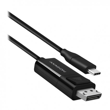 AXAGON adaptér z USB-C na DisplayPort / RVC-DPC / 4k/60Hz / 1,8m