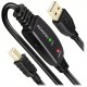 AXAGON aktivní prodlužka/repeater USB2.0 / USB-A na USB-B / ADR-215B / 15m