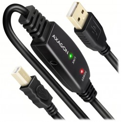 AXAGON aktivní prodlužka/repeater USB2.0 / USB-A na USB-B / ADR-215B / 15m