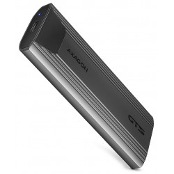 AXAGON box THIN pro M.2 NVMe SSD / EEM2-GTS2 / USB-C / USB 3.2 Gen2 / až 10 Gbit/s / kabel 50cm