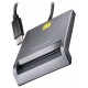 AXAGON čtečka kontaktních smart karet USB-C (eObčanka) / Smart Card / CRE-SM3TC / USB type-C / 1,2m